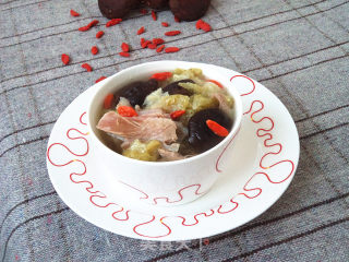 Mushroom and Cabbage Duck Bone Soup recipe