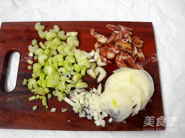 Stewed Rice with Tomato and Shiitake Mushroom recipe