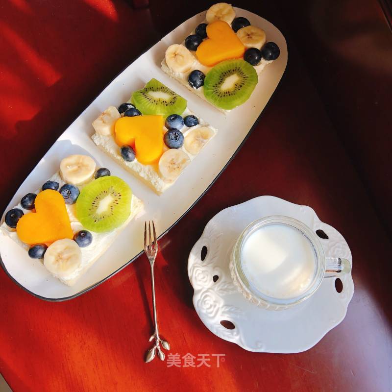 Open Fruit Sandwich recipe