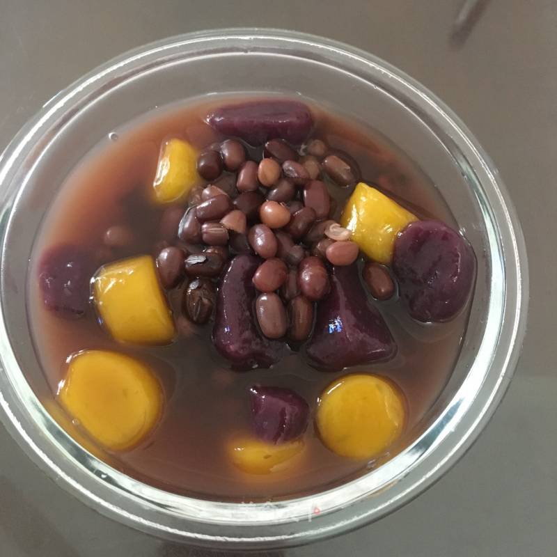 Red Bean Taro Balls Syrup recipe