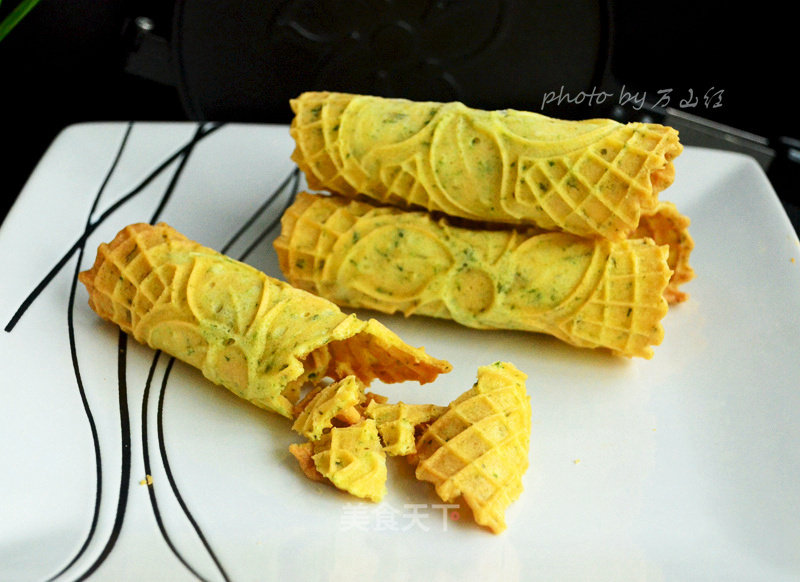 Crispy Scallion Omelet recipe