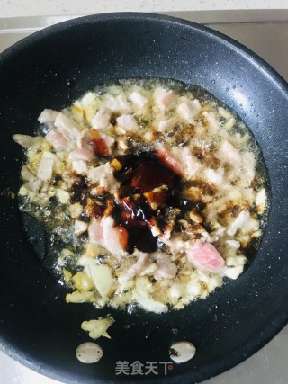 Potato Flour with Meat Sauce recipe
