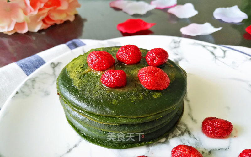 Spinach and Honey Pancakes recipe