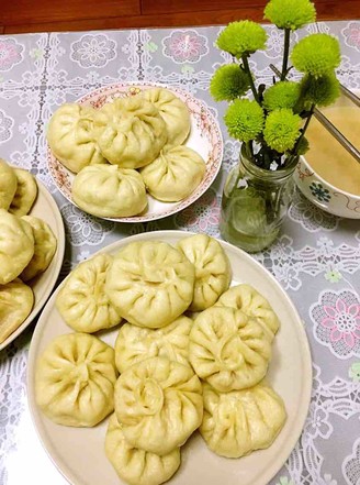 Homemade Cabbage Pork Bun recipe