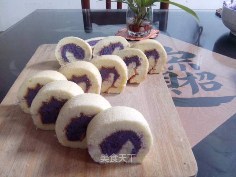 #四session Baking Contest and is Love to Eat Festival# Purple Sweet Potato Chiffon recipe