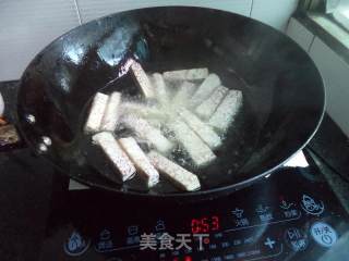 Stir Fry Fragrant Taro Strips recipe