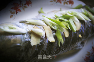 Steamed Fish with Scallion Oil recipe