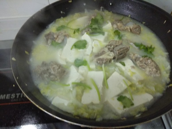 Cabbage Tofu Soup recipe