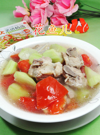 Tomato Long Melon Pork Rib Soup recipe