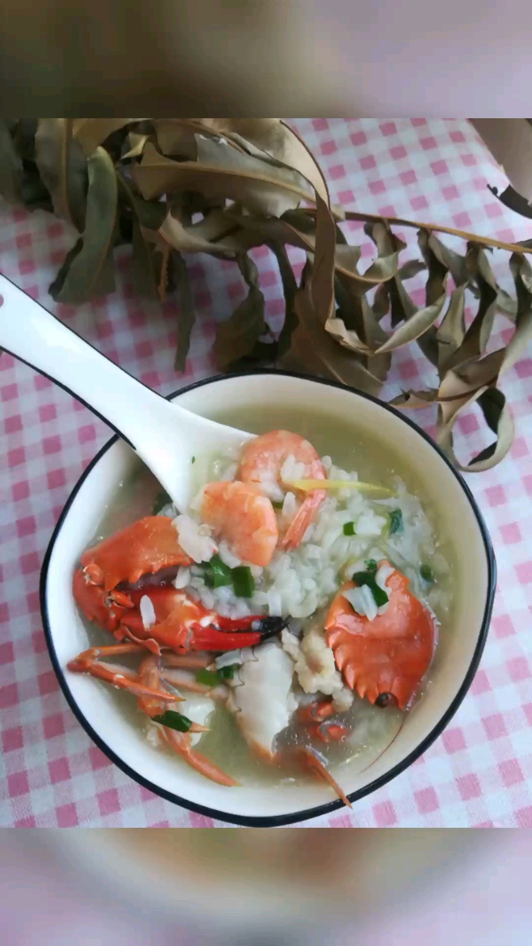 Casserole Seafood Porridge recipe