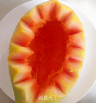 Papaya Tremella Candied Date Soup recipe