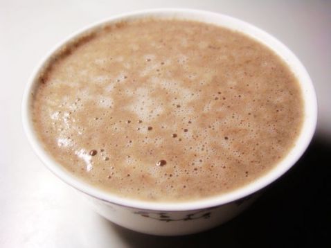 Soy Milk with Soy Beans and Black Rice recipe