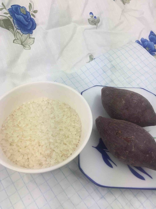 Purple Rice Congi Purple Potato Rice Congee Recipe - Simple Chinese Food