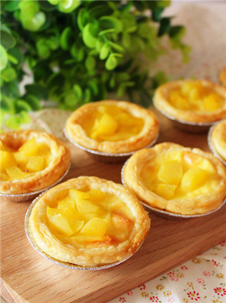 Yellow Peach Egg Tart recipe