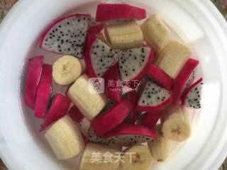 White Heart Pitaya Banana Fresh Enzyme recipe