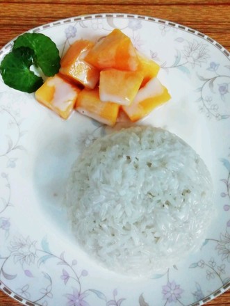 Mango Sticky Rice with Coconut Milk recipe