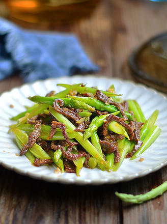 Asparagus Shredded Beef recipe