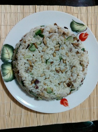 Fried Rice with Tofu and Cucumber recipe
