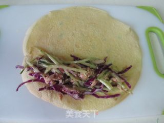 Tuna and Vegetable Egg Burrito recipe