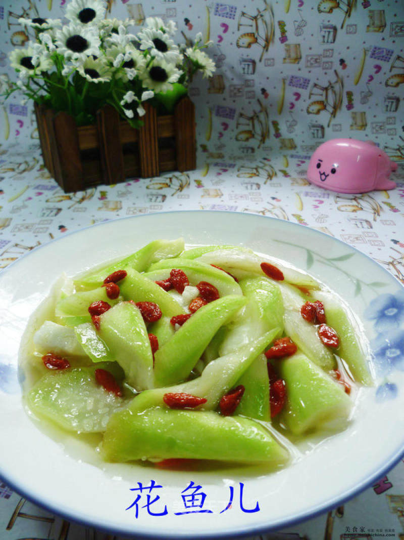 Wolfberry Stir-fried Night Flowering recipe