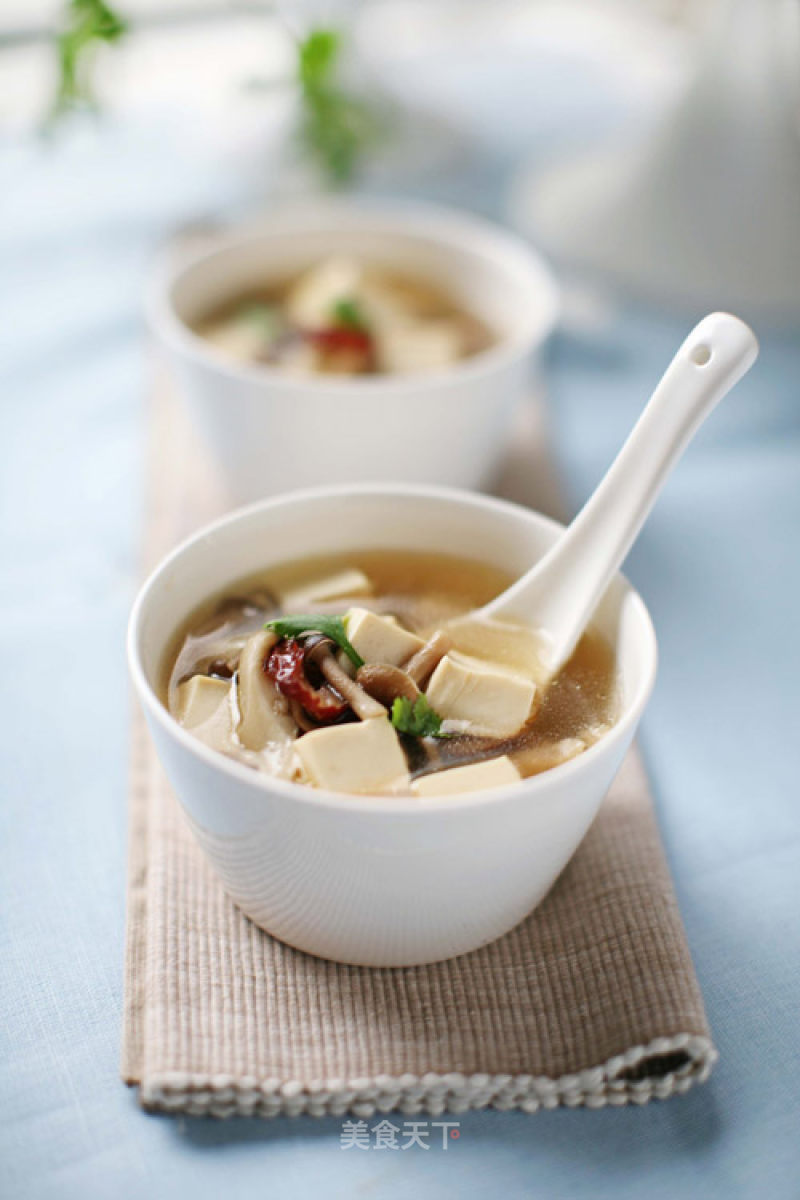 Tofu and Mushroom Soup recipe