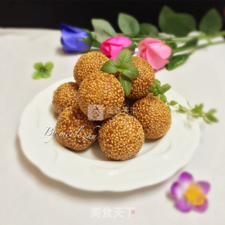 Pumpkin Sesame Balls recipe