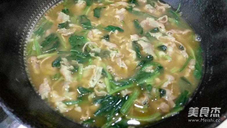 Curry Spinach Lamb Soup recipe