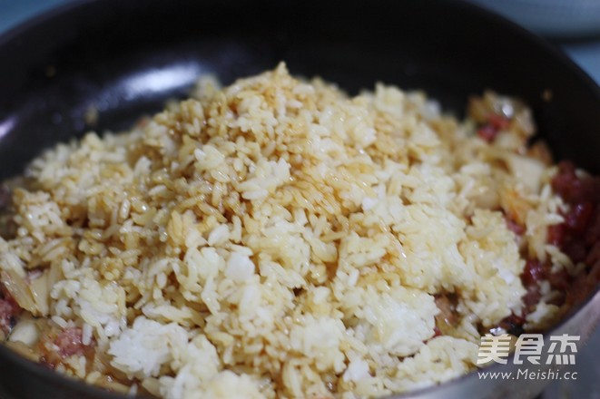 Soy Sauce Fried Rice recipe