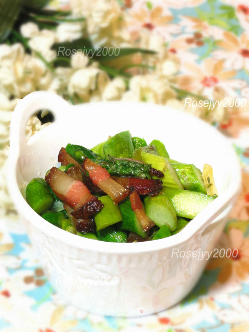 Stir-fried Asparagus with Bacon recipe