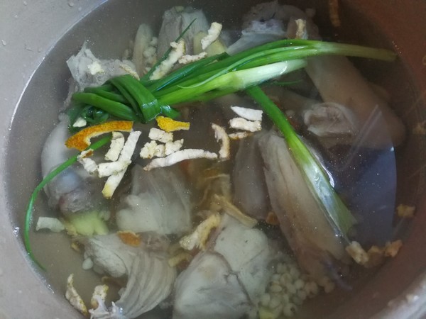 Barley and Tangerine Peel Lao Duck Soup recipe