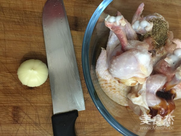 Garlic Roasted Chicken Wings recipe