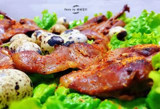 Pan-fried Quail#下酒菜# recipe