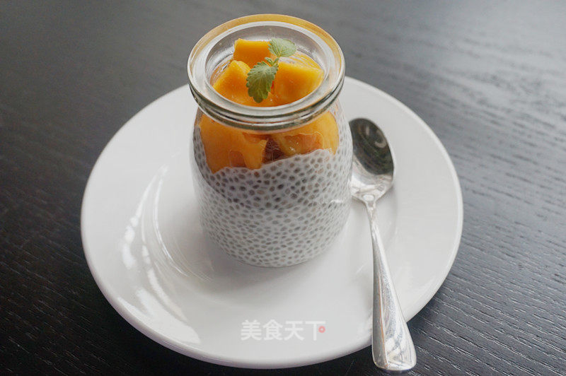 Mango Chia Seed Coconut Milk Pudding recipe