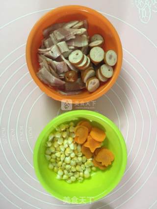 Thin Bottom Pizza with Bacon and Ham recipe