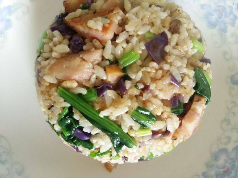 Colorful Fried Rice with Pearl Jade and Ruby