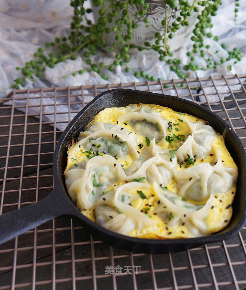 Egg Fried Dumplings recipe