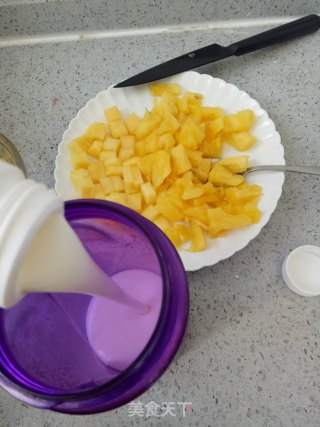 Pineapple Yogurt Sorbet recipe