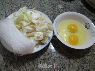 Boiled Vermicelli with Egg White Dish recipe