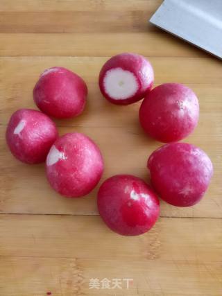 Salad Sweet and Sour Cherry Radish recipe
