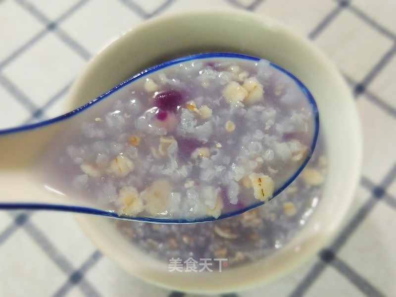 #信之美五常大米试吃#purple Sweet Potato Oatmeal