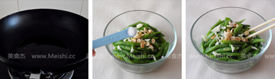 Green Beans Mixed with Silver Almonds recipe