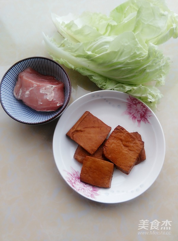 Stir-fried Pork with Dried Cabbage recipe