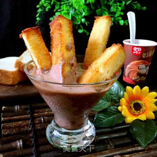 When Bread Meets Ice Cream-ice Cream Bread Sticks recipe