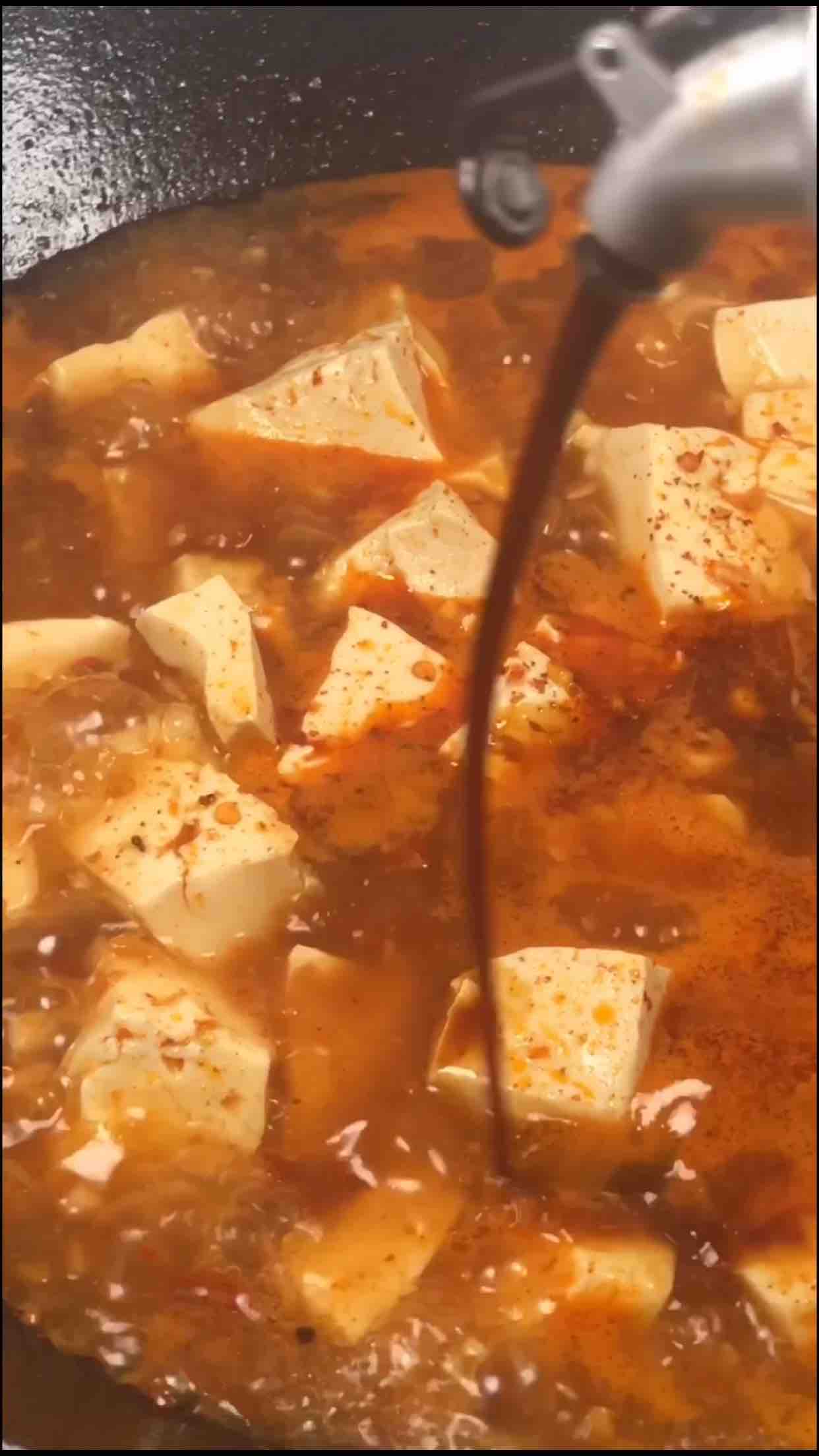Sichuan Style Pork Moto Tofu recipe