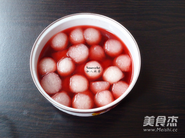 Blackcurrant Winter Melon Balls recipe