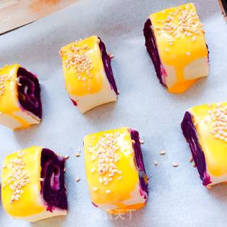 Crispy Purple Sweet Potato Roll recipe