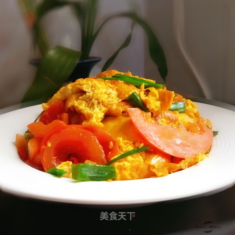Scrambled Eggs with Tomato recipe