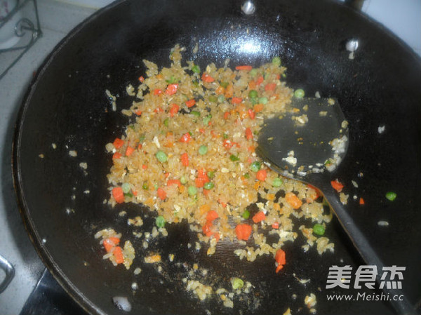 Salted Duck Egg Fried Rice recipe