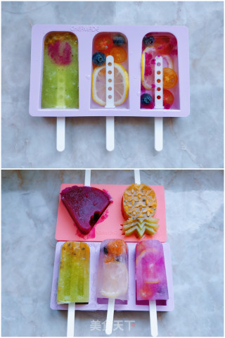 Fruit Popsicle recipe