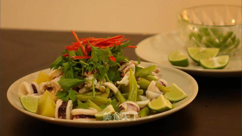 Thai Style Cold Squid recipe